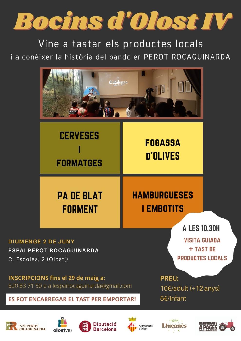 Visita guiada a l'Espai Perot Rocaguinarda + Tast de productes locals
